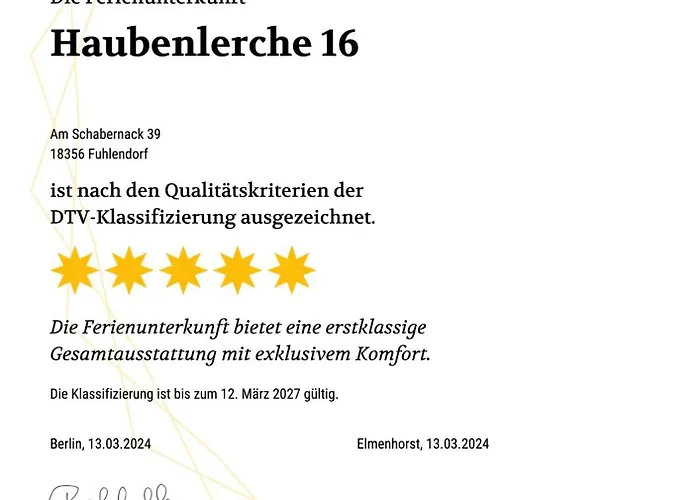 Ferienhaus Haubenlerche 16 Fuhlendorf (Mecklenburg-Vorpommern)